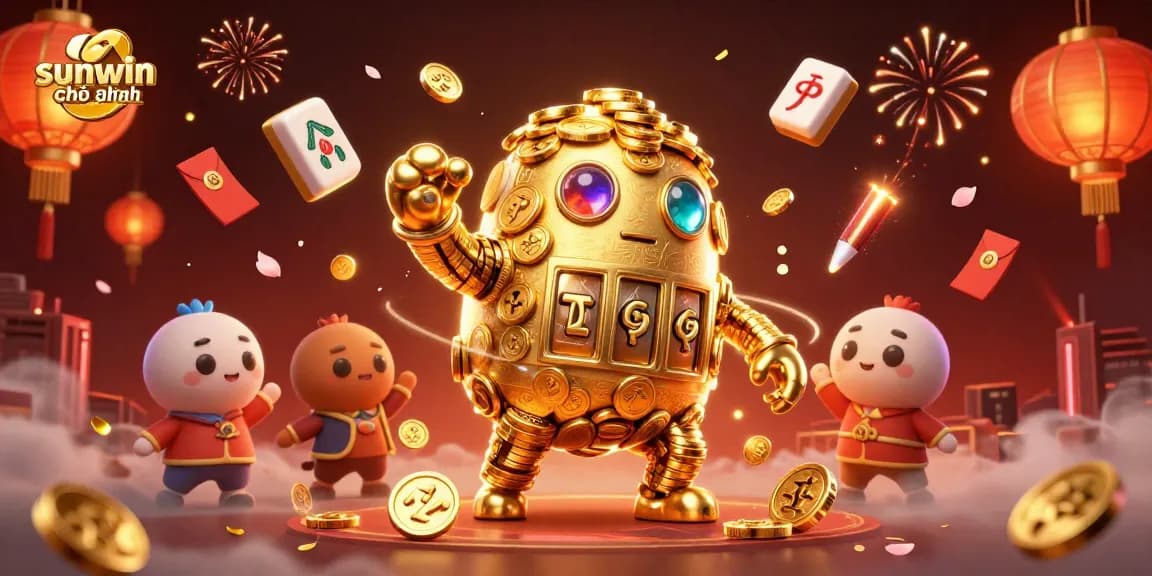Win big with sunwin chính hãng at this vibrant casino atmosphere filled with luck and gold.