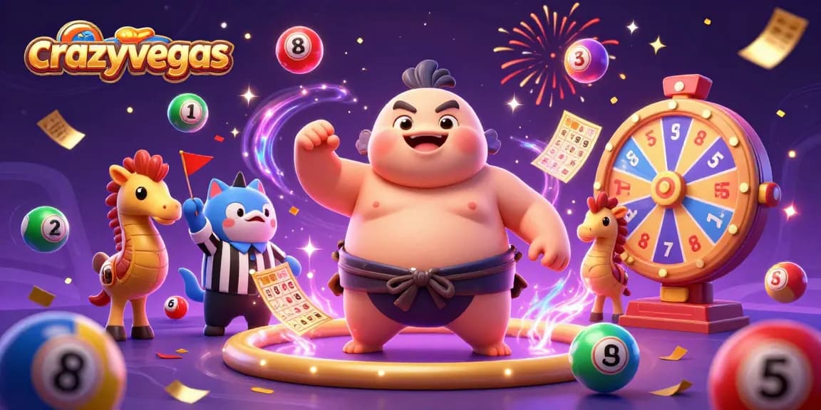 crazyvegas brings excitement with a dynamic underwater casino scene featuring a puffed up fugu and whimsical characters.