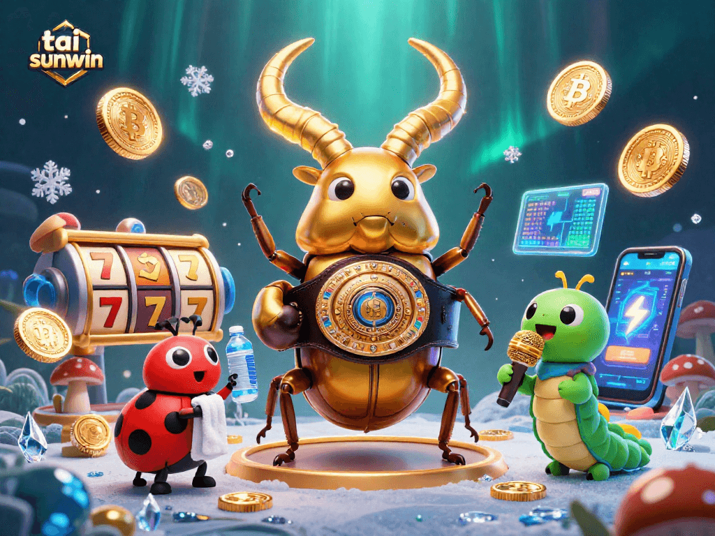 Experience the excitement of tai sunwin in this vibrant slot reel showdown featuring unique characters.