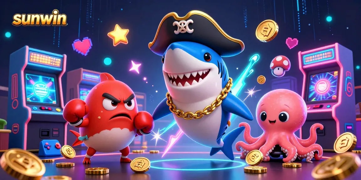 Join the excitement at Sunwin with vibrant characters enjoying thrilling gaming moments and rich rewards.