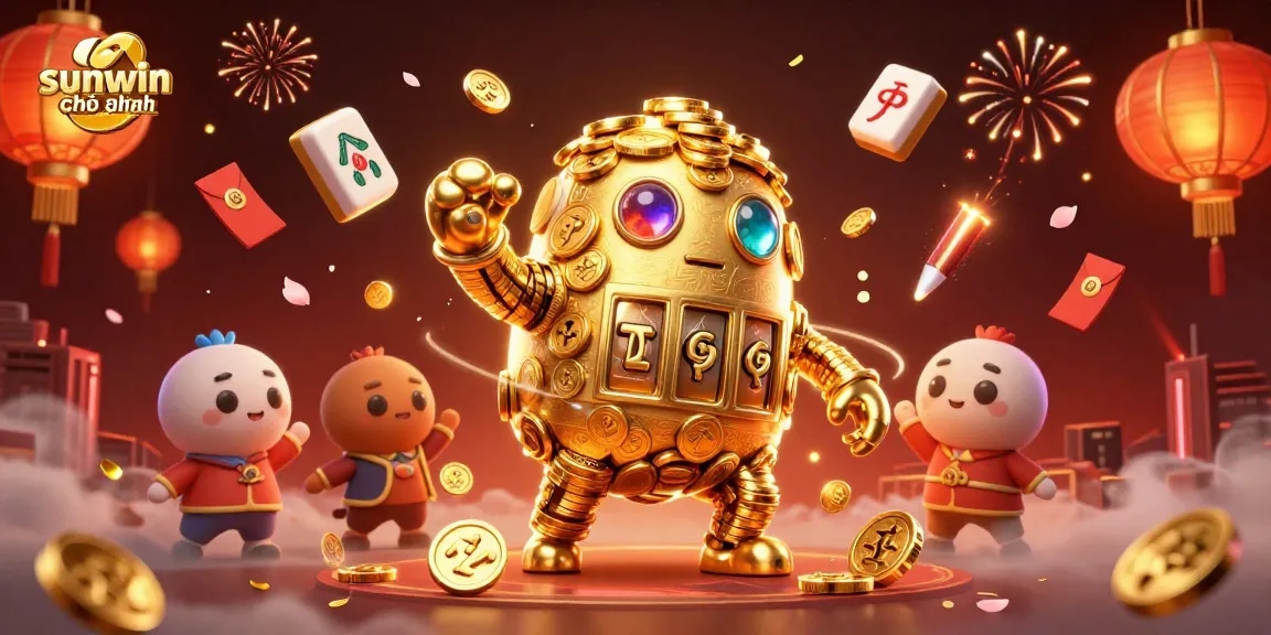 Win big with sunwin chính hãng at this vibrant casino atmosphere filled with luck and gold.